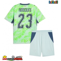 Camisa de Futebol Suíça Zeki Amdouni #23 Equipamento Secundário Infantil Mundo 2026 Manga Curta (+ Calças curtas)